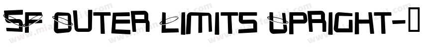 SF Outer Limits Upright字体转换
